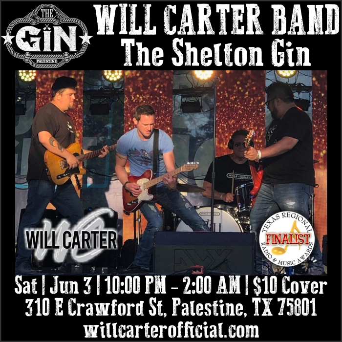 Will Carter Band at Shelton Gin