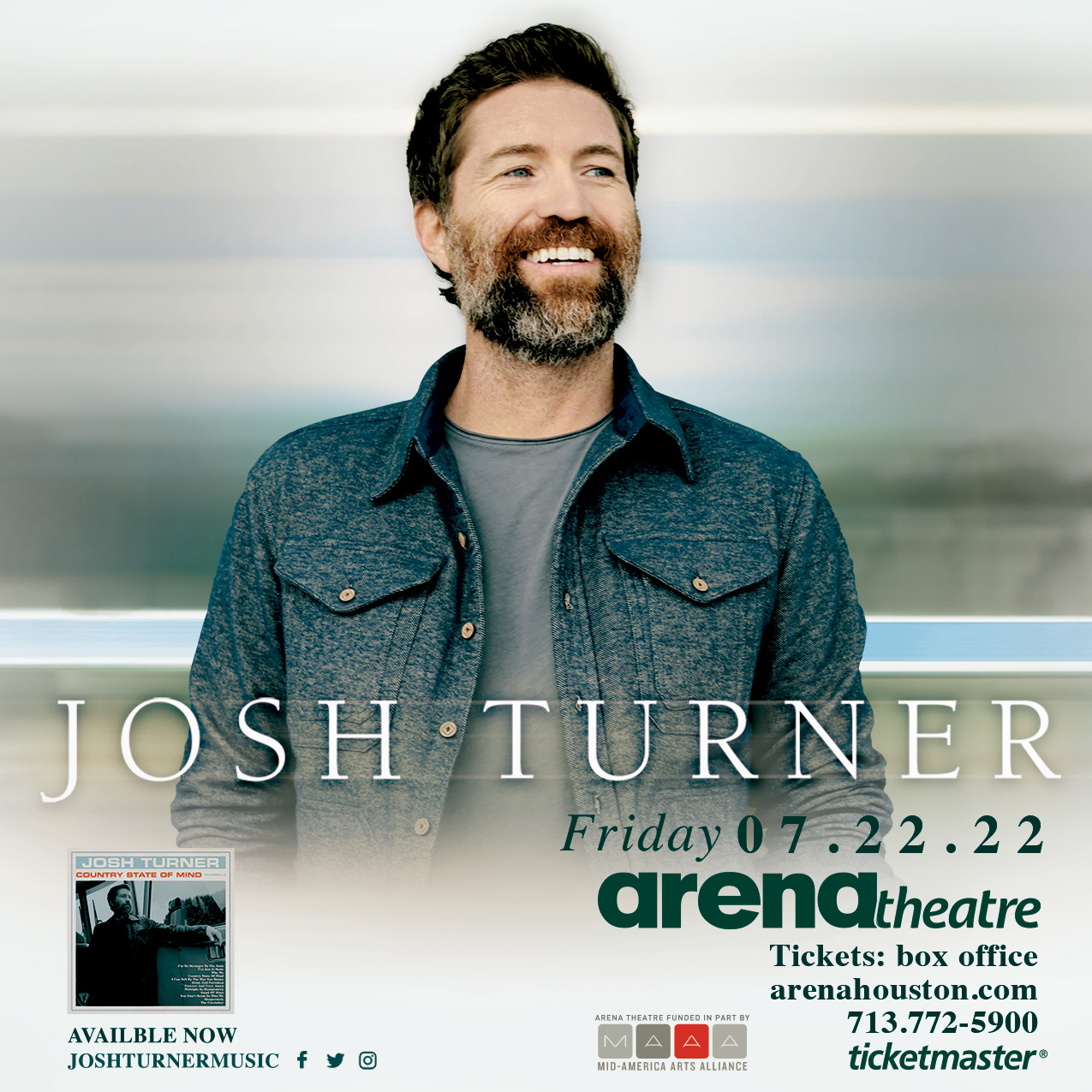 Josh Turner at Arena Theatre